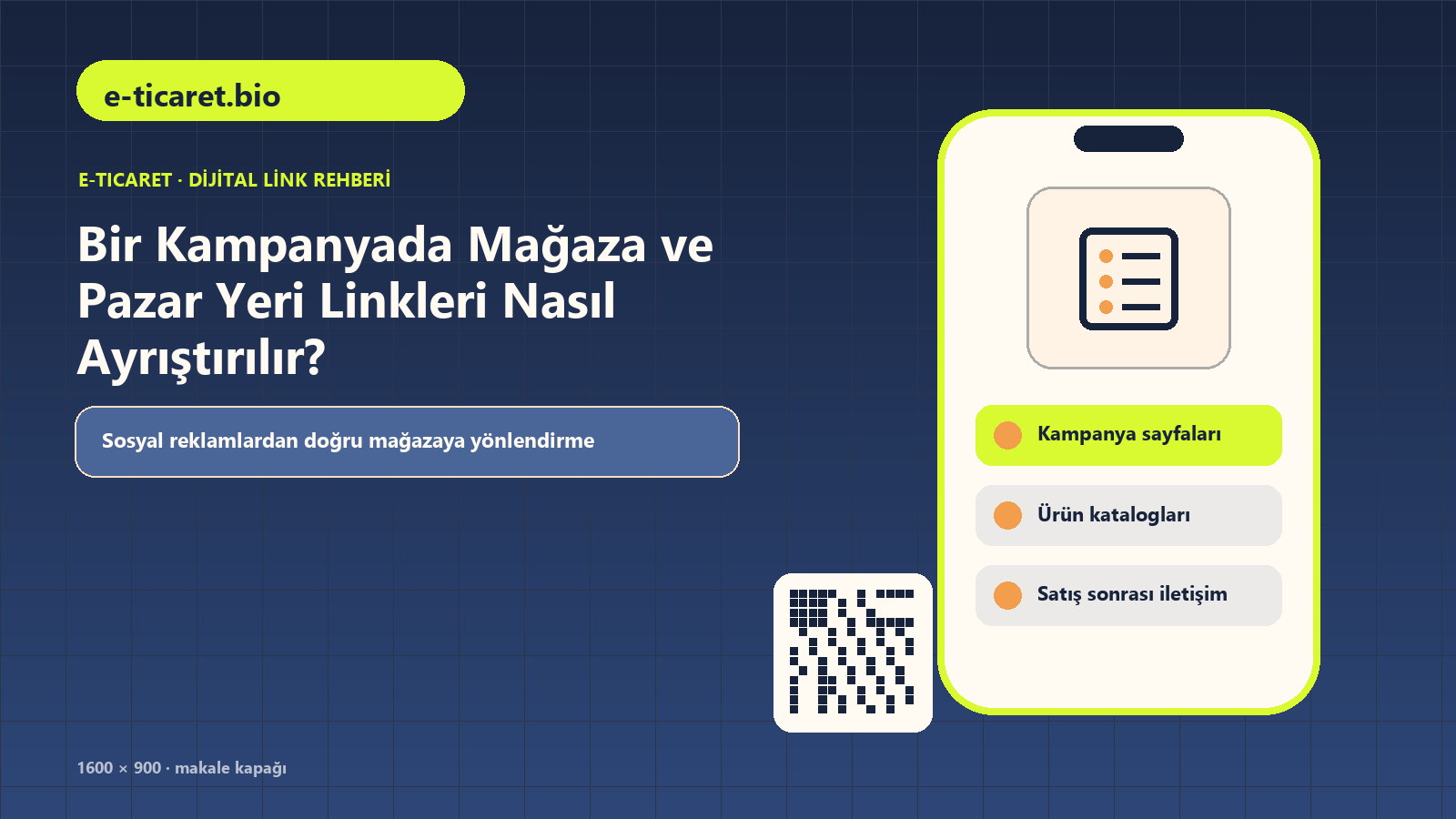 Bir Kampanyada Mağaza ve Pazar Yeri Linkleri Nasıl Ayrıştırılır? için mağaza ve pazar yerleri, kampanya sayfaları, ürün katalogları içeren kapak görseli